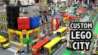 Giant LEGO City Built by 28 People (LUG Panama)