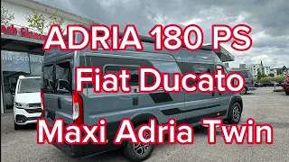 NEW Fiat Ducato 8 Maxi 180PS POWER Adria Twin Supreme 640 SLB Autark NEUWAGEN ab Lager