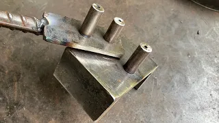 make a simple iron bending tool that welders rarely know about