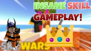 INSANE SKILLS GAMEPLAY! | ROBLOX SKYWARS