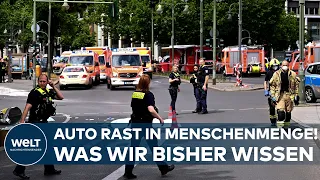 BERLIN: Ein Toter, mindestens acht Verletzte! Auto rast in Menschenmenge - Was wir bisher wissen!