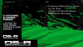 C-Systems & Hanna Finsen - Listen To The Wind (Temple One Extended Remix)