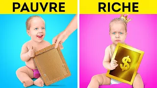 MAMAN RICHE vs MAMAN PAUVRE || Idées de Bricolage Géniales Pour Parents Bricoleurs #shorts