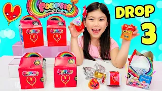 New POOPSIE SLIME SURPRISE DROP 3 Happy Meal Unboxing! DIY Slime Mixing!