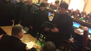 25.03.2015 Арешт голови ДСНС Сергія Бочковського під час КабМіну