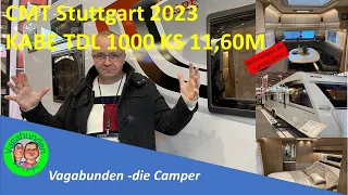 CMT Stuttgart 2023 - Wohnwagen der Superlative - KABE 1000 TDL KS - 11,60 Meter Turbo Roomtour