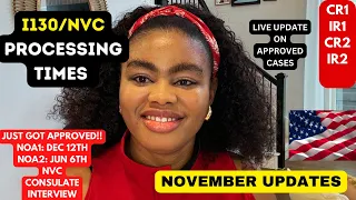 I130 Processing Times | Spouse, Parent, Children & Siblings—NVC Processing Times 2023 | NOV UPDATES