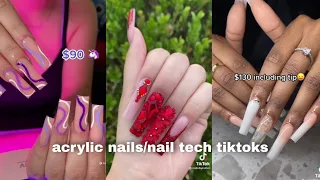 acrylic nails + nail tech tiktoks💅✨ | Bliss of TikTok Compilations