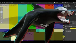 HOW to MAKE, TEXTURE, RIG & ANIMATE GHOSTY the ORCA MONSTER 2.0 🌊🌴🐙🦈️ *BLENDER TUTORIAL*