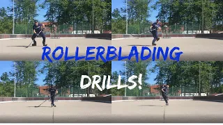 Skating Drills on Rollerblades Part 1: Edgework