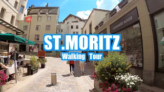 St. Moritz Switzerland 🇨🇭 Walking Tour in 4K