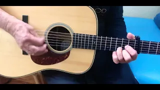 Beatles - If I Needed Someone - 1 minute guitar lesson - capo on 7th fret