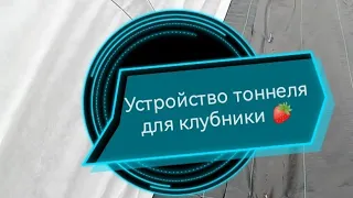 устройство тоннеля для клубники