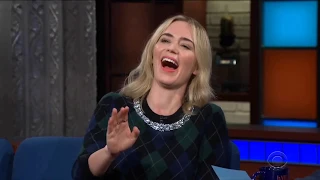 Emily Blunt laughing for one minute straight ! emily.blunt.queen