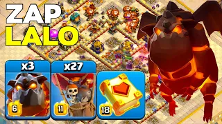 Master TH16 Zap Lalo - Most Powerful Legend League Attack Strategy! Clash of Clans