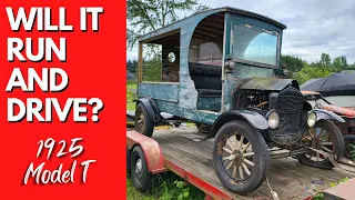 1925 Ford Model T Start and Drive after years of sitting