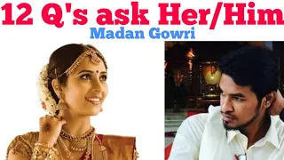 12 Questions You should ask Her / Him | Tamil | Madan Gowri | MG