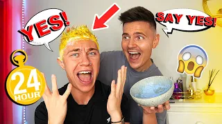 Boyfriend says YES to EVERYTHING I say for 24 hours | Challenge