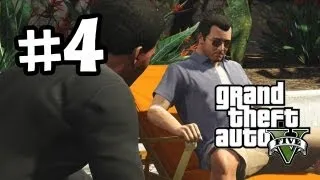 Grand Theft Auto 5 Part 4 Walkthrough Gameplay - Need Money - GTA V Lets Play Playthrough