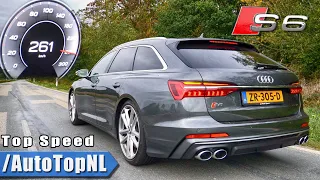 2020 AUDI S6 ACCELERATION & TOP SPEED 0-261km/h DRAGY GPS by AutoTopNL