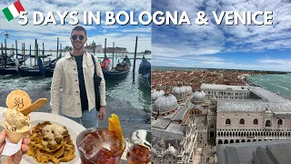 EATING MY WAY AROUND BOLOGNA & VENICE | WHAT TO DO, SEE AND EAT IN BOLOGNA | WEEK IN ITALY VLOG