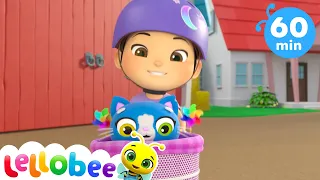 Lellobee - You Can Ride A Bike | Kids Fun & Educational Cartoons | Moonbug Play and Learn