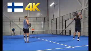 Betts, Vuorimies vs. Nylund, Kevarinmäki  6-3, 6-2 - Padel Kansalliset MB, MC 2.2023