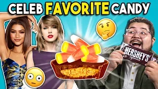 Trying Celebrity Favorite Candy | People vs. Food