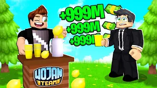 SPRZEDAJE LEMONIADĘ ZA 999999$ w ROBLOX!