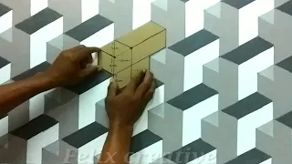 WALLPAINTING IDEAS | 3D wallpainting new design |3d wall Decoration effect | interior design ideas