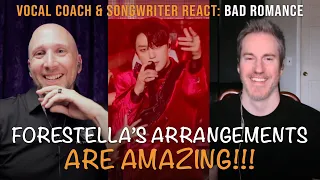 Vocal Coach & Songwriter React to Bad Romance - Forestella (Live Performance) | Reaction & Analysis