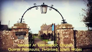 Harvest At Llanmadoc Church Gower Peninsula Swansea 2018