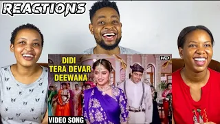 African Friends Reacts To Didi Tera Devar Deewana - Hum Aapke Hain Koun - Salman Khan, Madhuri Dixit