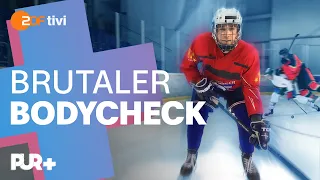 So hart ist Eishockey: Training bei Adler Mannheim | PUR+