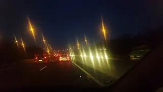 M50 Dublin motor way early morning