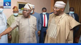2023 Presidency: Atiku Visits Obasanjo In Abeokuta, Seeks Support