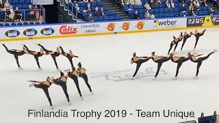 Finlandia Trophy 2019 - Team Unique - Short Program Synchronized Skating