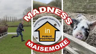 Madness in Maisemore / Walking in Gloucestershire /  Maisemore circular / River Severn