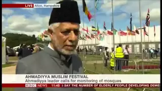 BBC News: Imam of London's Oldest Mosque at Ahmadiyya convention