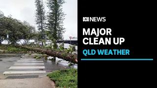 South-east Queensland cleans up following major rain and flash-flooding amid high tides | ABC News