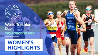 2024 World Triathlon Cup Wollongong: WOMEN'S HIGHLIGHTS