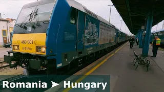 Night train Bucharest - Budapest, From Romania to Hungary, Arad  -Budapest