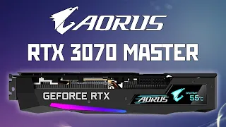 RTX 3070 Aurus Master видюха с экранчиком, распаковка, обзор, тест температур и майнинга эфира.