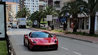 Lamborghini Aventador S - Ferrari 488 Novitec Rosso - Gold 991.2 Turbo S /Budva,Montenegro