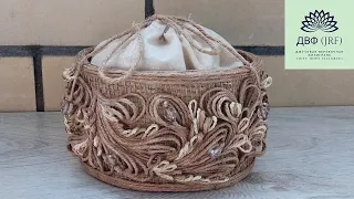 Корзинка Лукошко МК - Корзина из джута своими руками - Изделия из джута - Jute craft ideas/© 2020 г