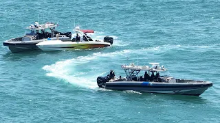 Epic Police Boat Chase St. Augustine Florida!