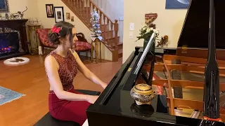 Carol of the Bells piano cover, arranged by Jennifer Thomas