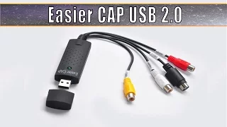Распаковка Easier CAP USB 2.0  для оцифровки видеокассет. Посылка из Китая.