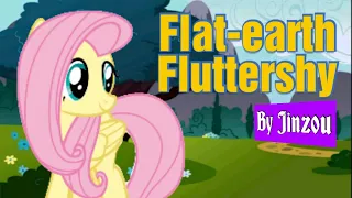 Flat-Earth Fluttershy by Jinzou