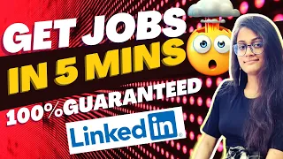 How to find job on LinkedIn | Get Interview Call In Just 5 Minutes 😍 | LinkedIn pe jobs kaise paye ?